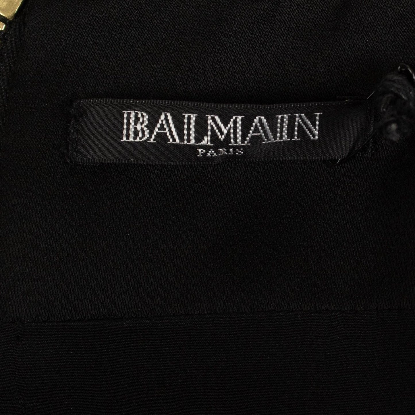 Woven Sequin Mini Dress - Black/Gold