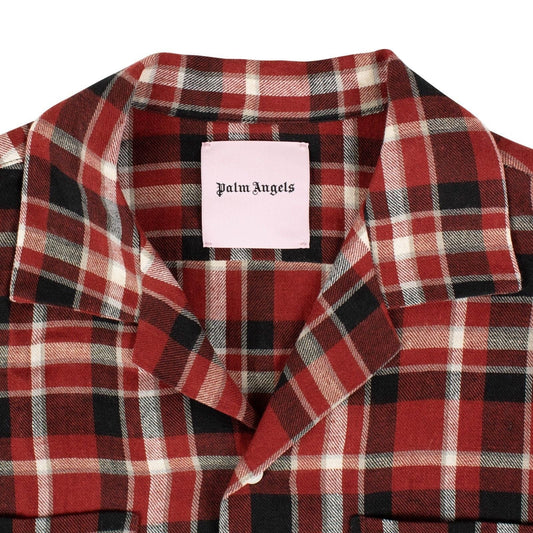Multi-Color Check Button Down Pajama Shirt