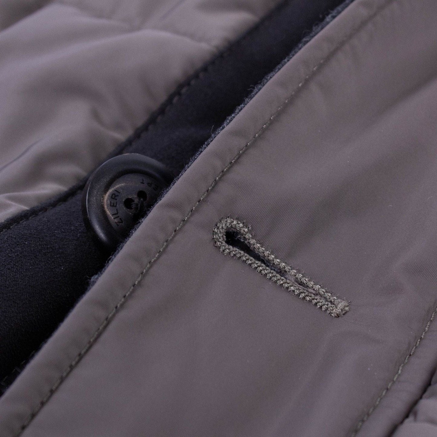 Brown Quilted Parka Coat