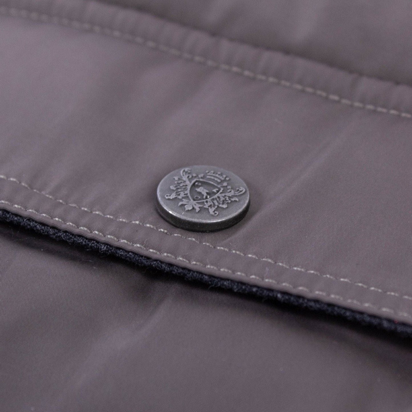 Brown Quilted Parka Coat