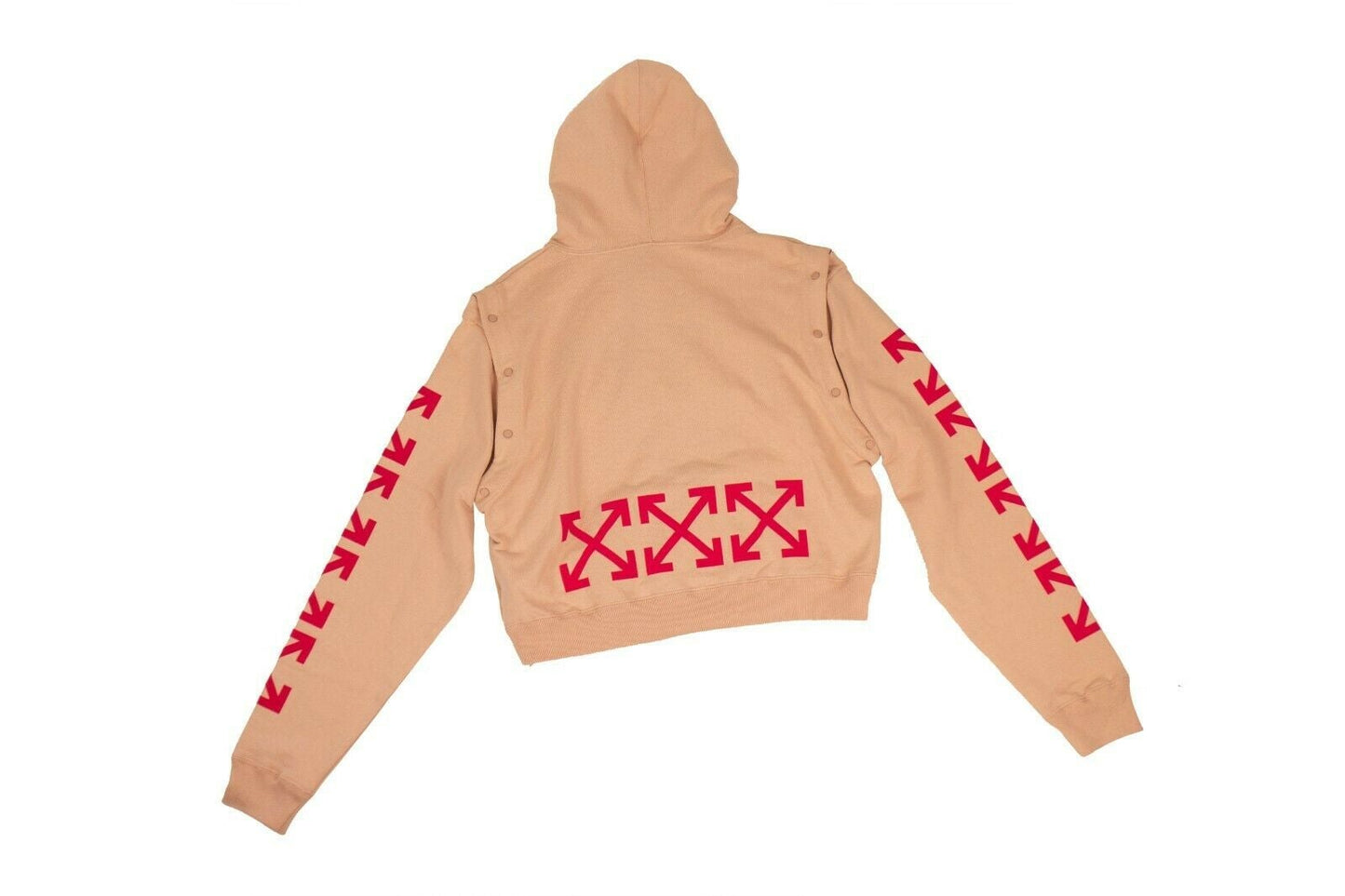 Arrows Logo Pullover Hoodie Sweatshirt - Fuchsia