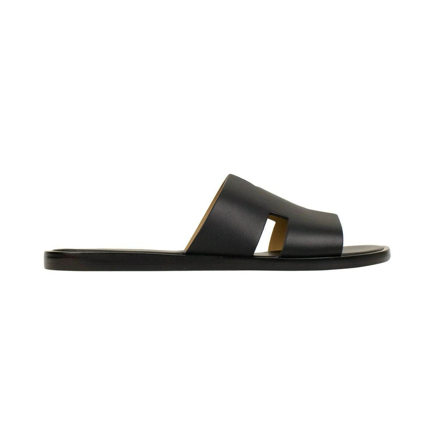 Calfskin Leather "Izmir" Sandal - Black