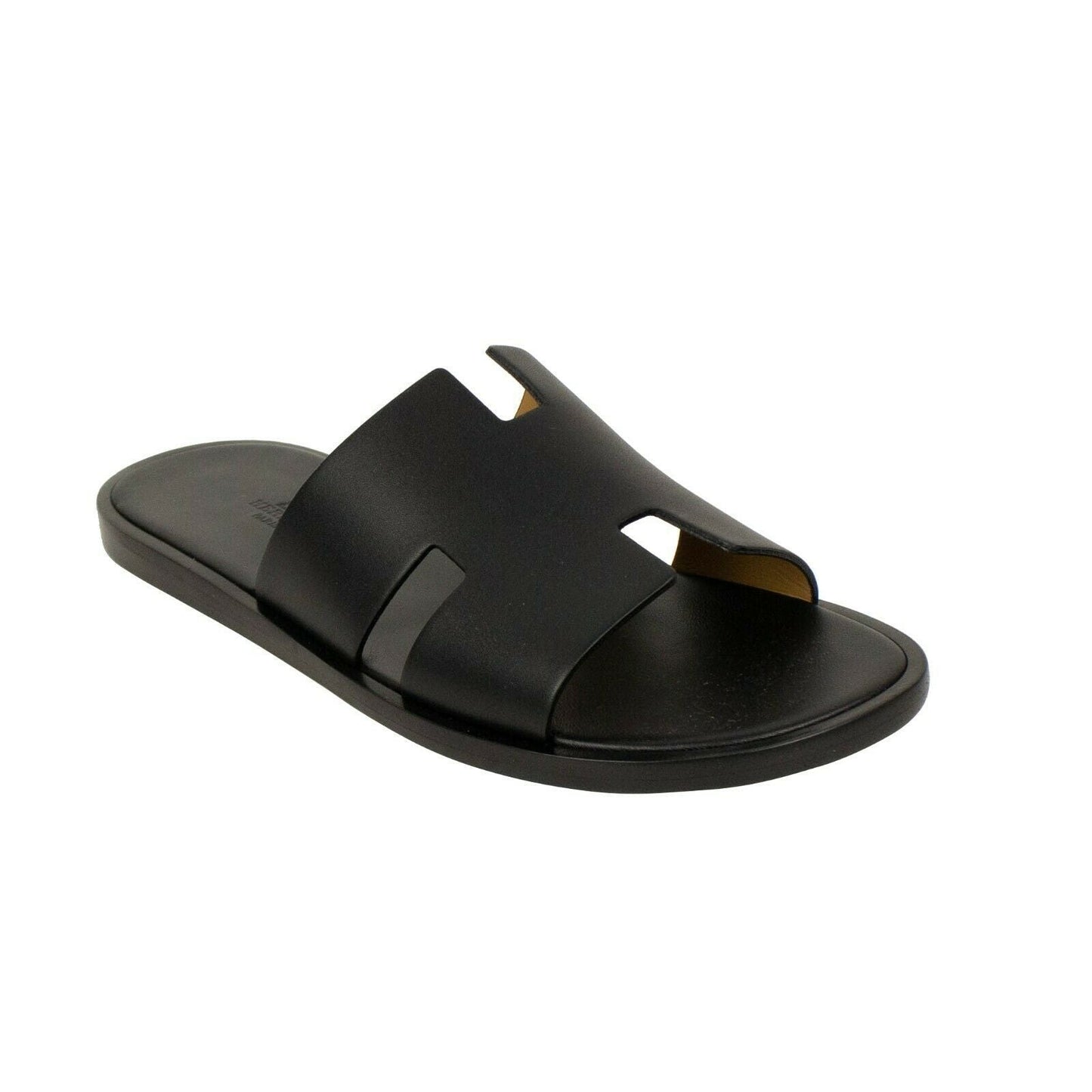 Calfskin Leather "Izmir" Sandal - Black