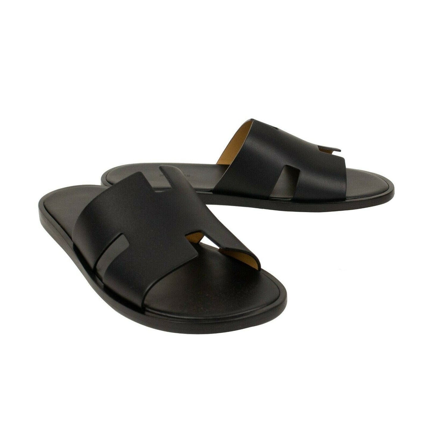 Calfskin Leather "Izmir" Sandal - Black