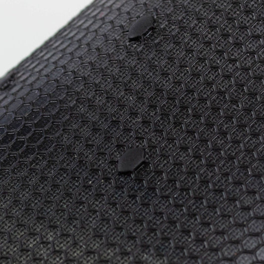 Black With Dot  Design Mesh Fur Lined Boots