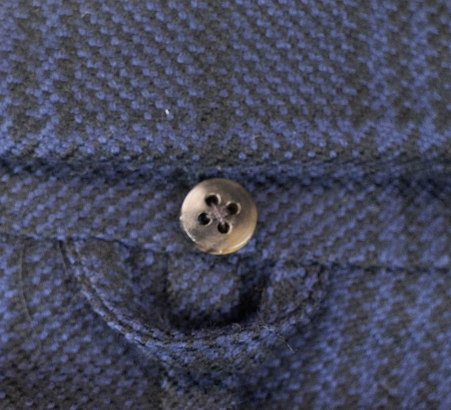 Blue Plaid Wool Full Length Hooded Slim Fit Coat