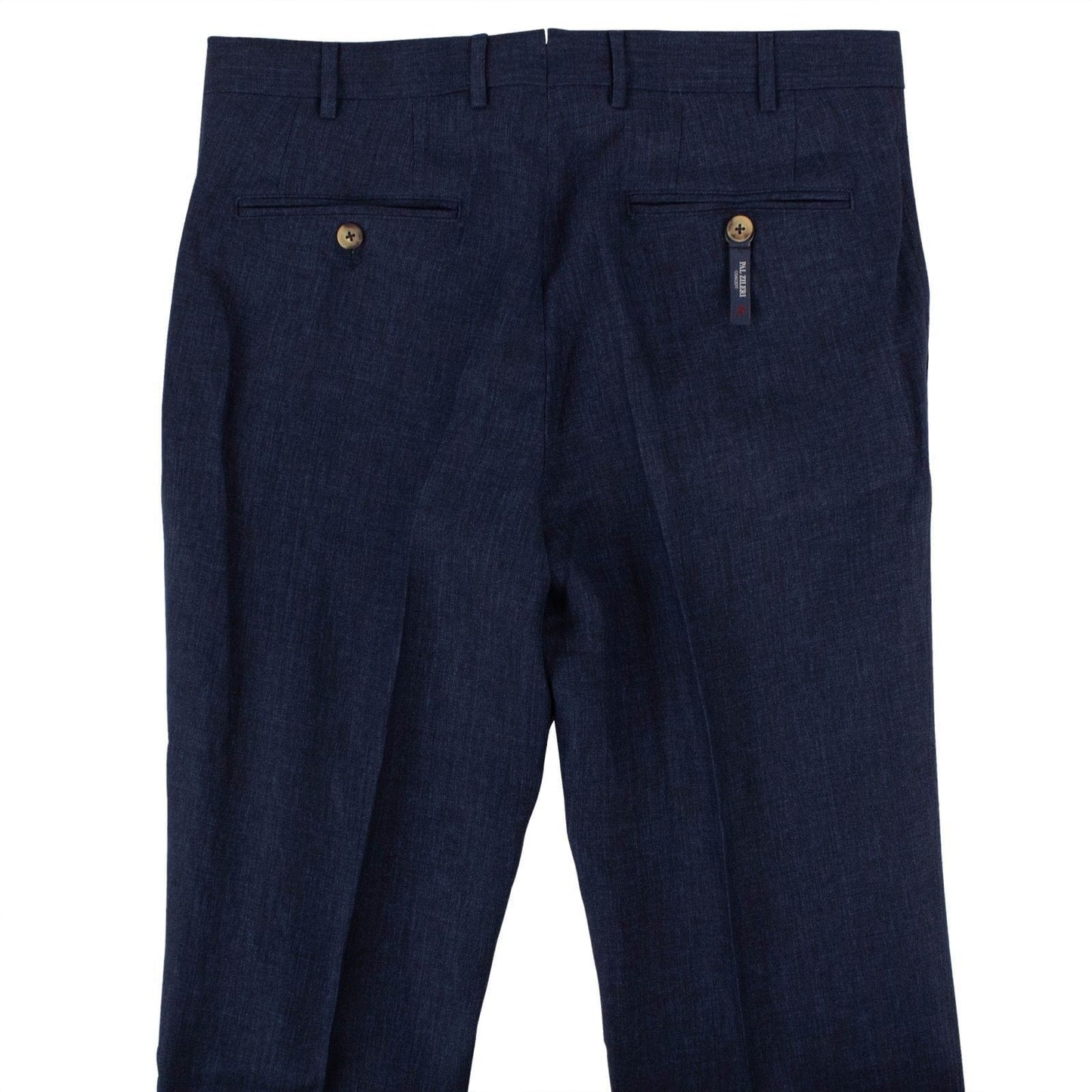 Blue Linen Dress Pants