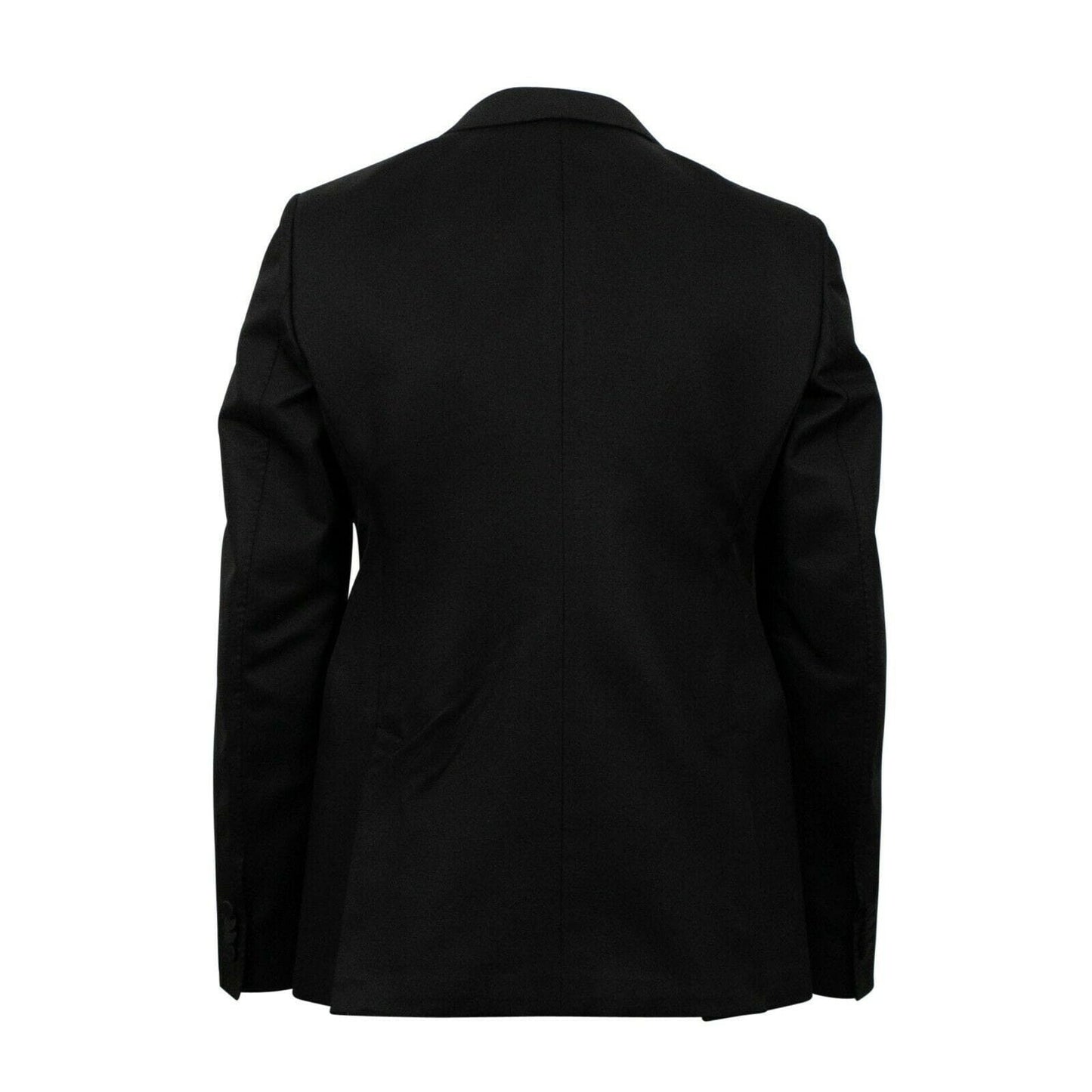 Wool Blend Tuxedo Suit - Black