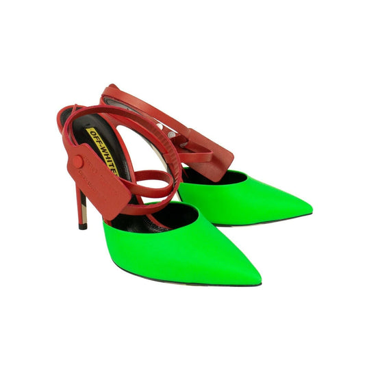 Zip-Tie Mules Heels - Green