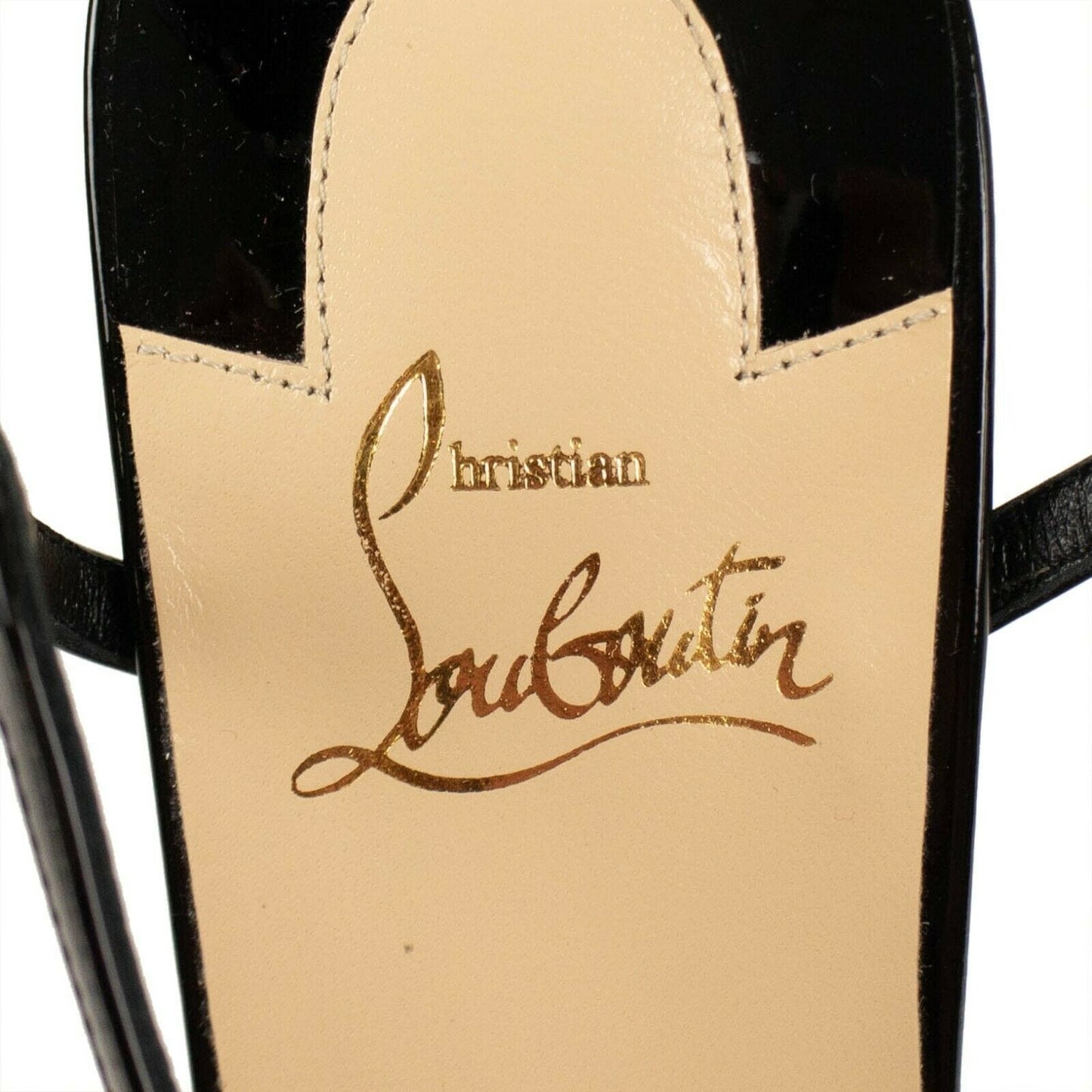 Veracite Patent 130mm Sandal Pumps - Black