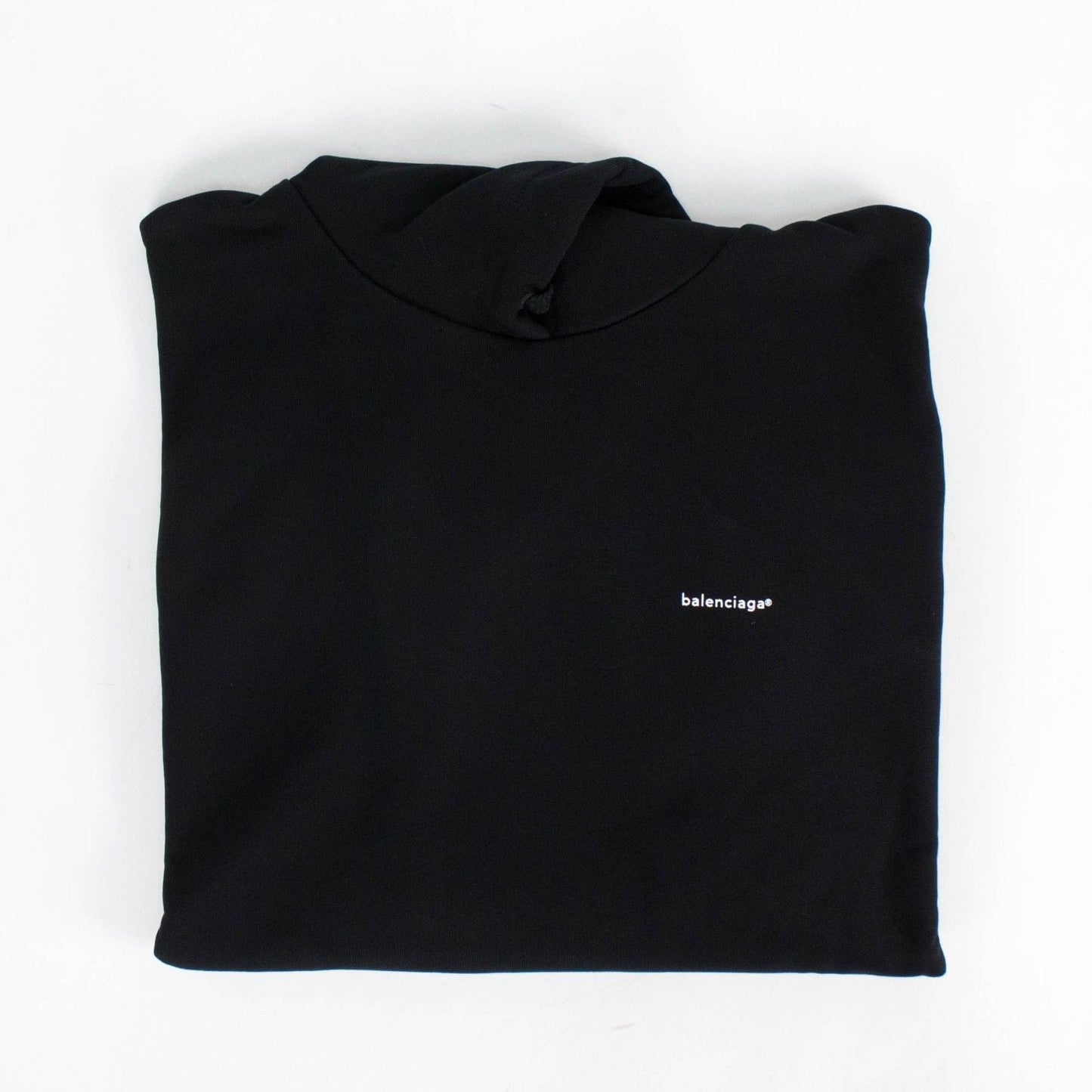 Black Cotton 'Archetype' Embroidered Hooded Sweater