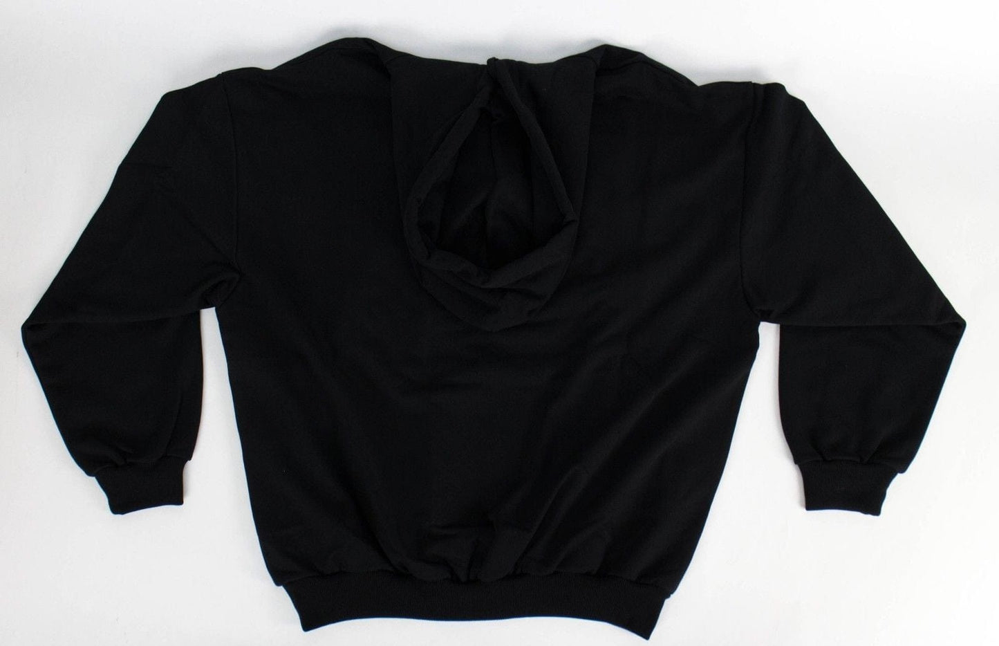 Black Cotton 'Archetype' Embroidered Hooded Sweater