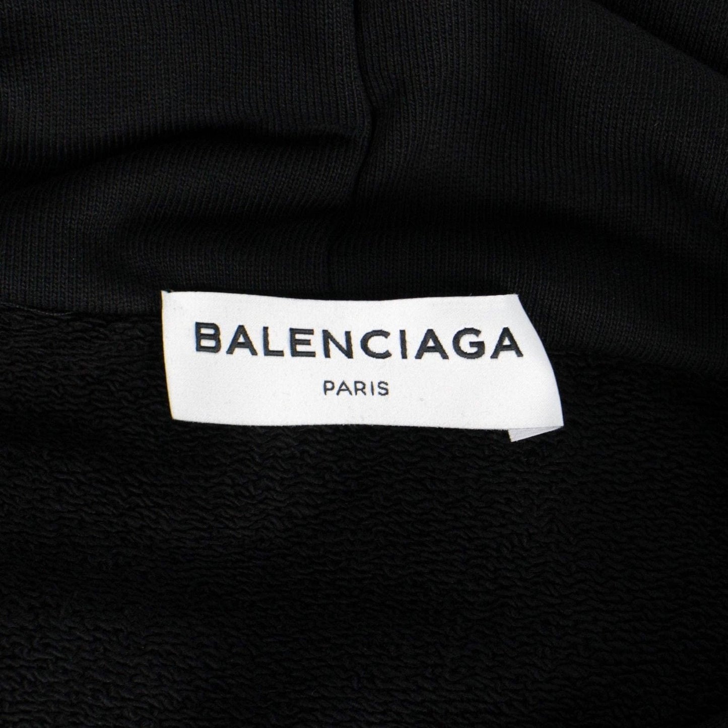 Black Cotton 'Archetype' Embroidered Hooded Sweater