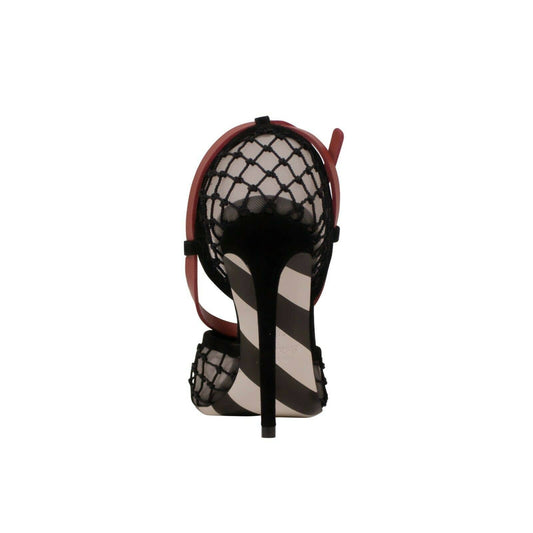 Zip-Tie D'Orsay Heels - Black