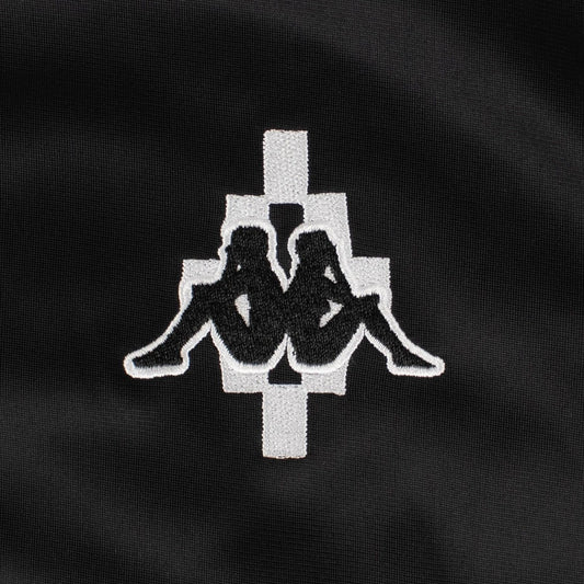 Black Kappa Jersey Track Jacket Size