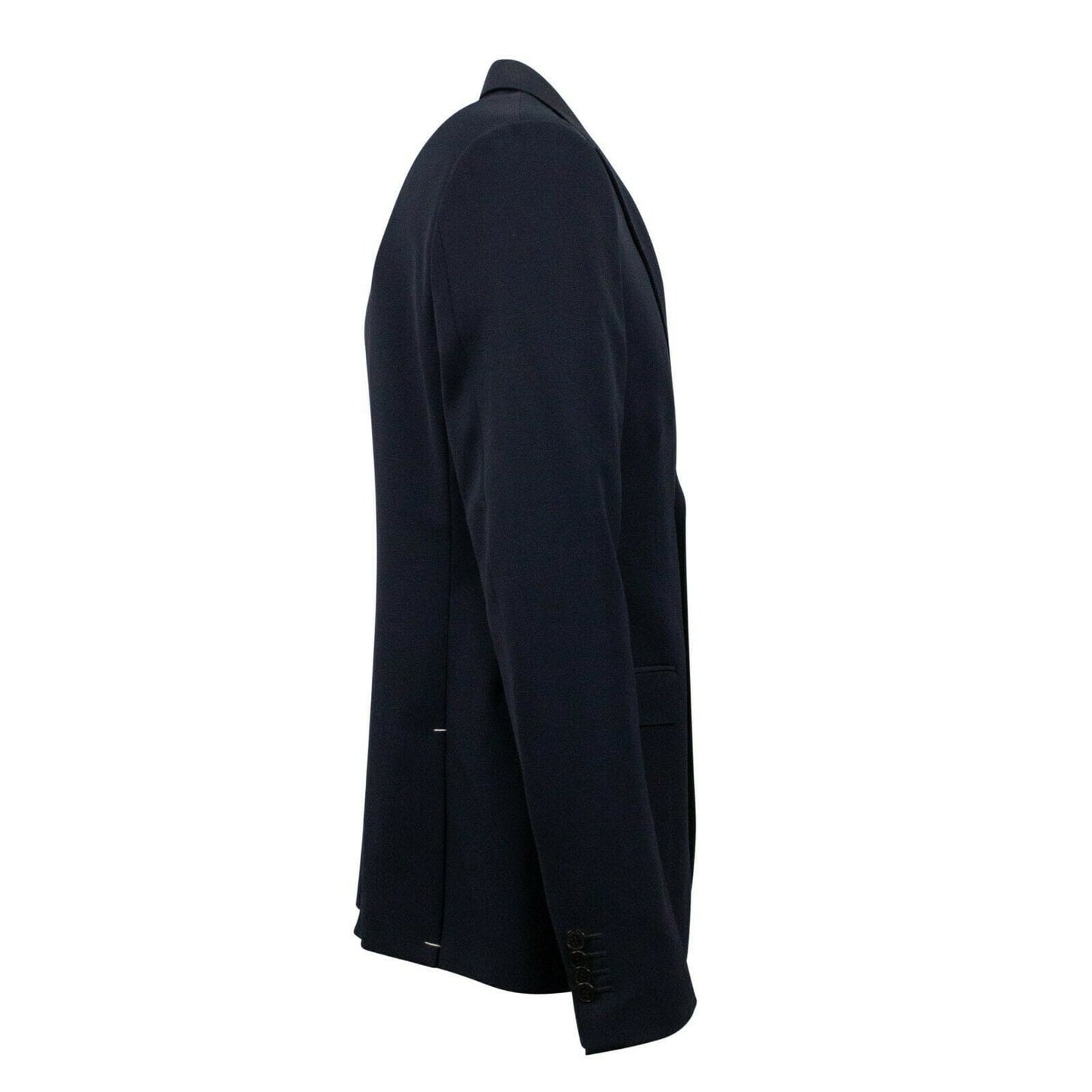 Wool 2 Button Suit - Navy Blue