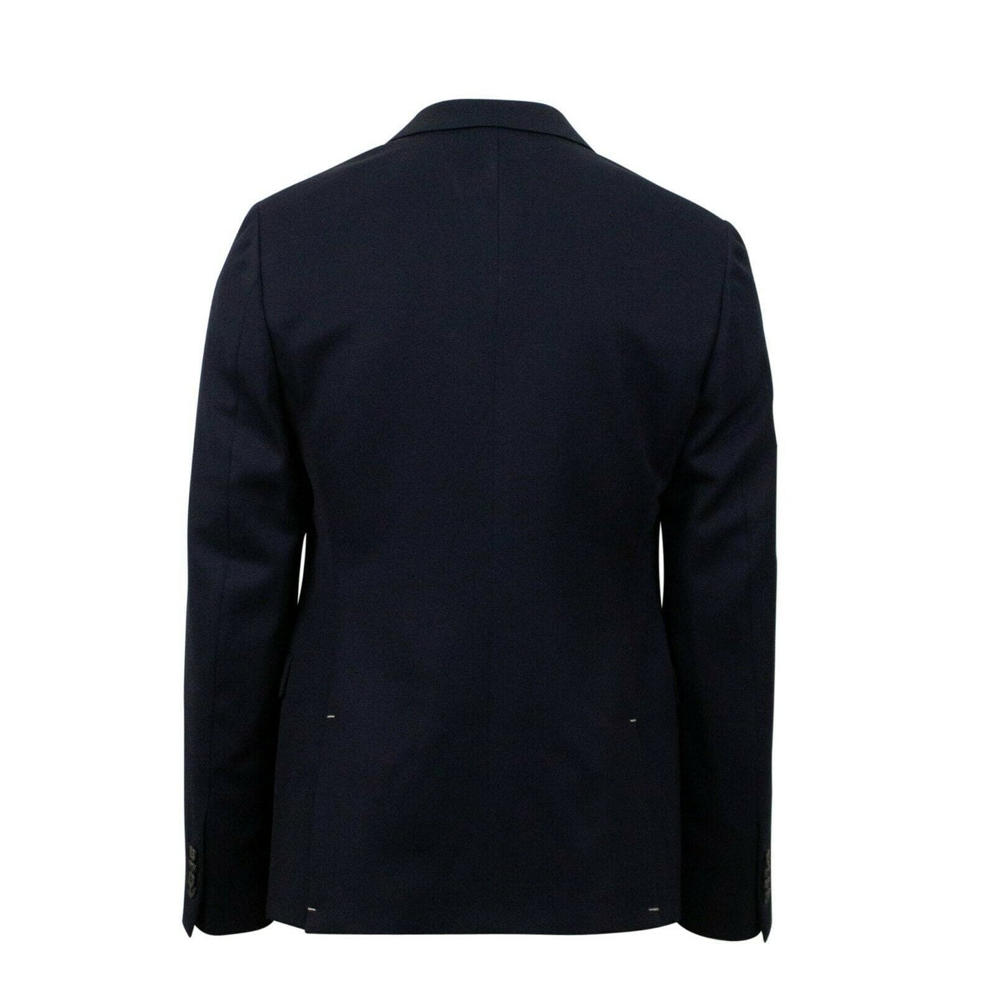 Wool 2 Button Suit - Navy Blue