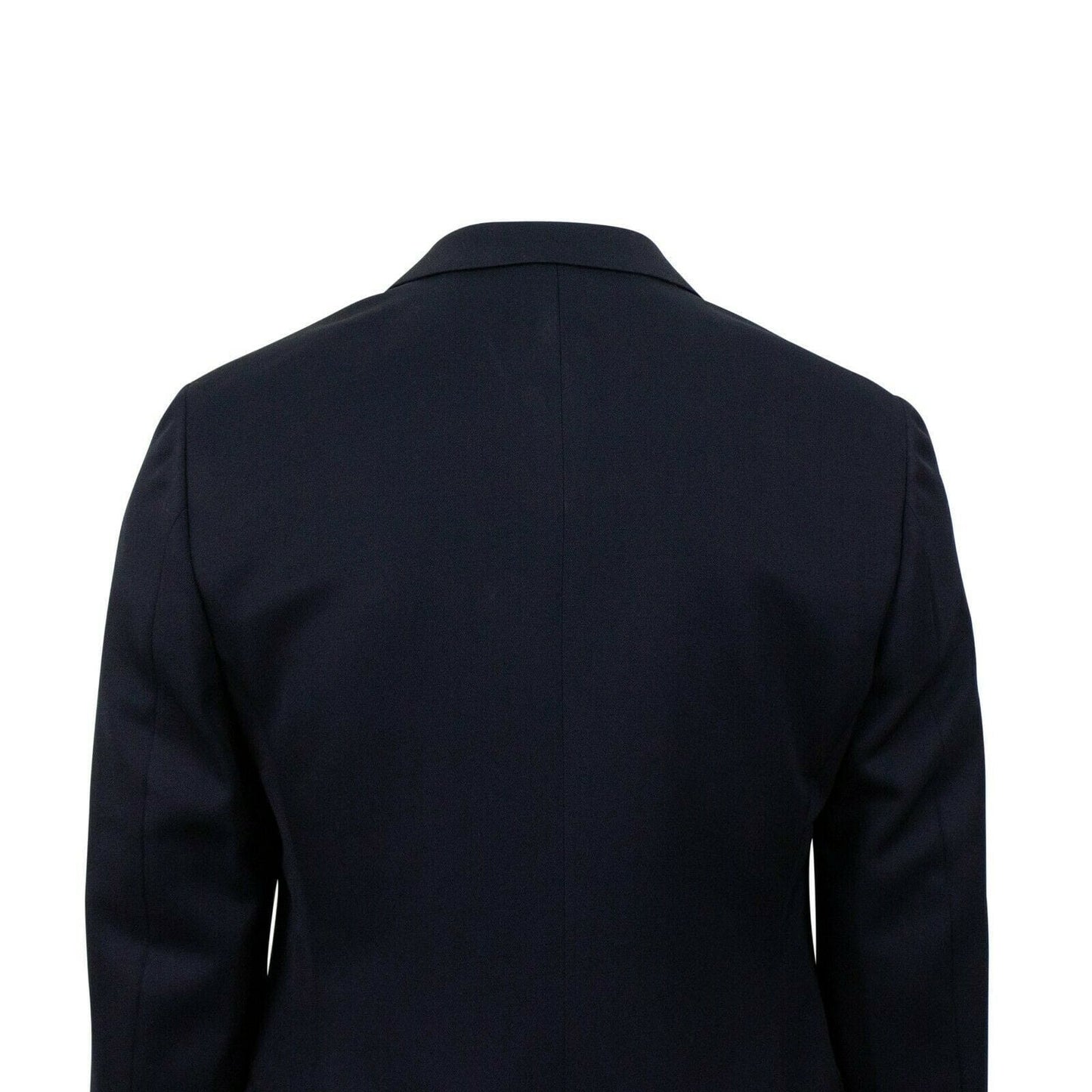 Wool 2 Button Suit - Navy Blue