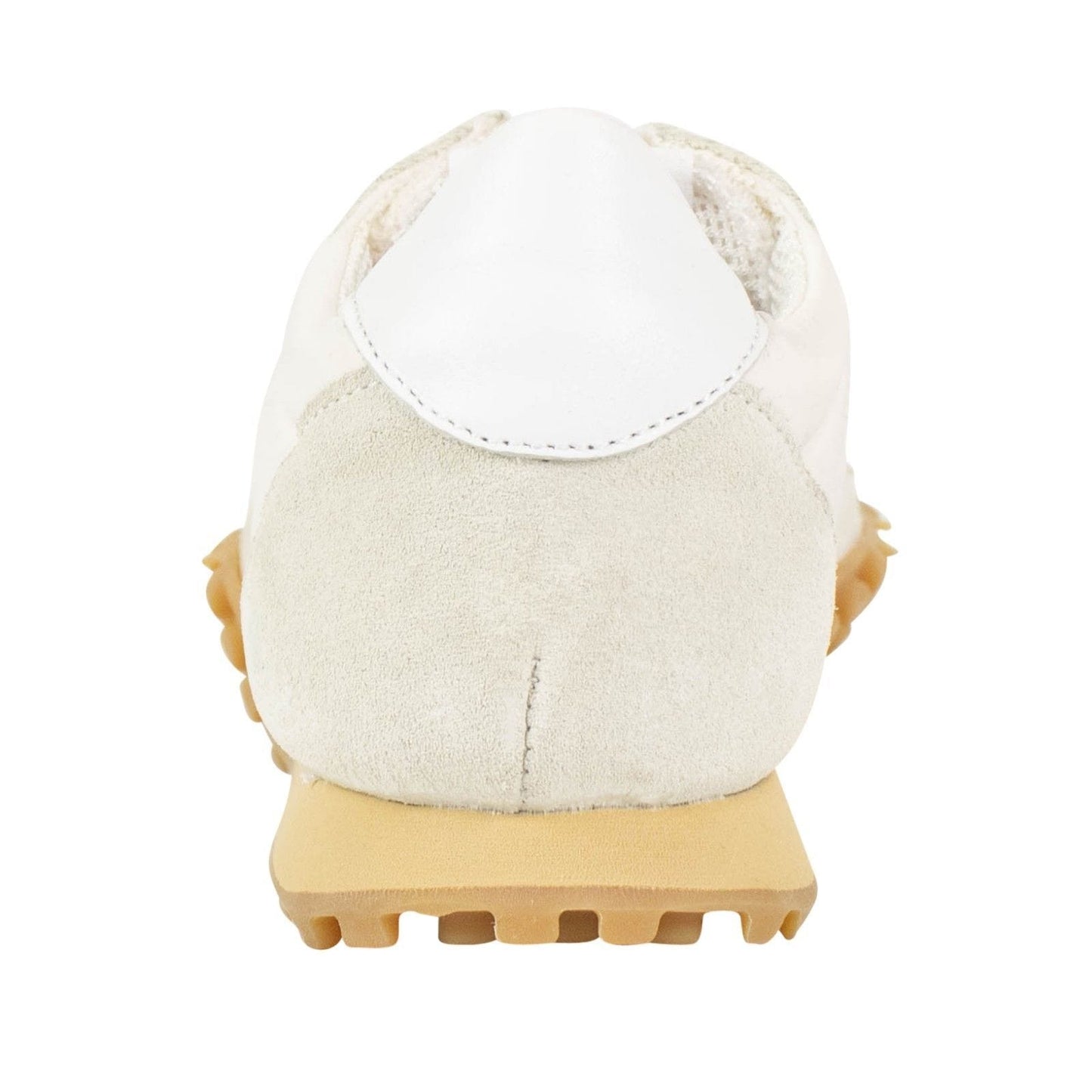 White Suede Running Sneakers