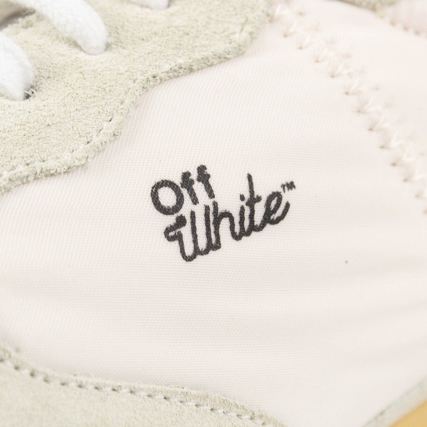 White Suede Running Sneakers