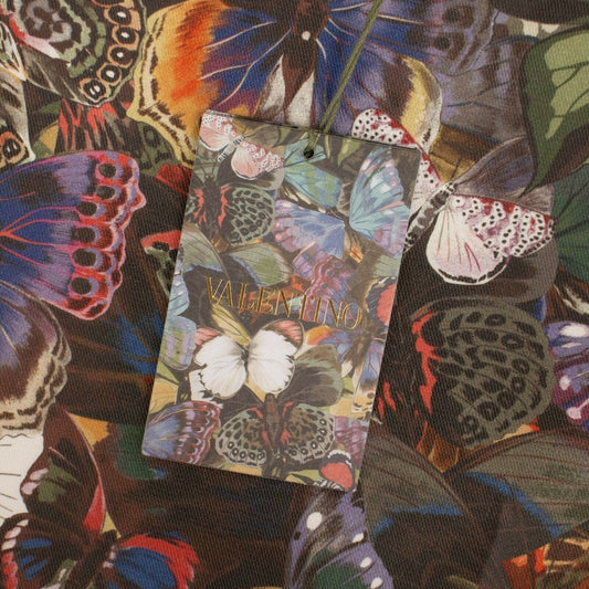 Butterfly Print Skort Shorts - Multi