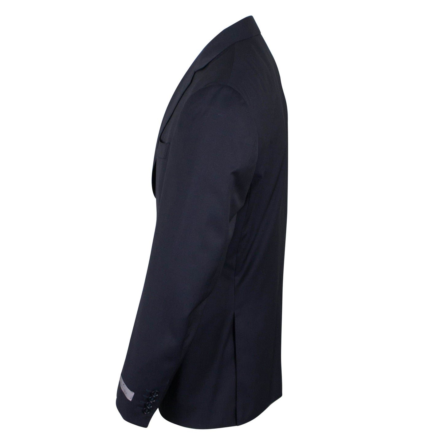 Wool 2 Button Classic Fit Classic Fit Suit - Black