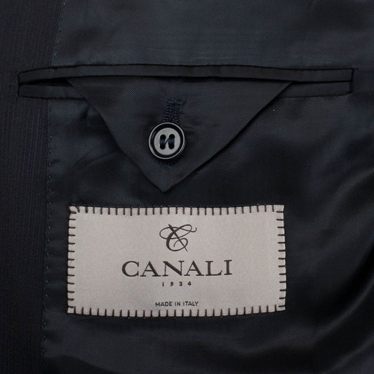 Wool 2 Button Classic Fit Classic Fit Suit - Black