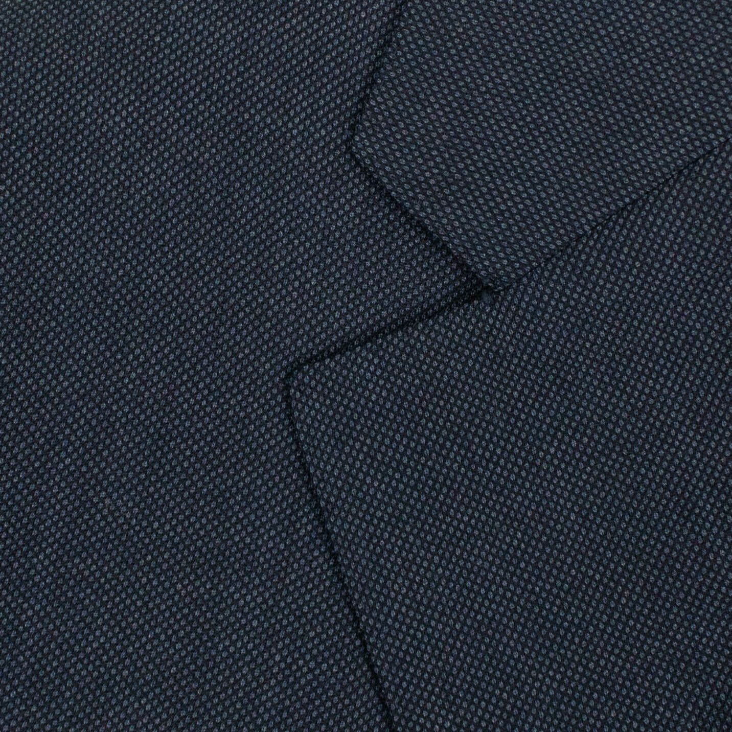 Wool Two Button Suit - Navy Blue