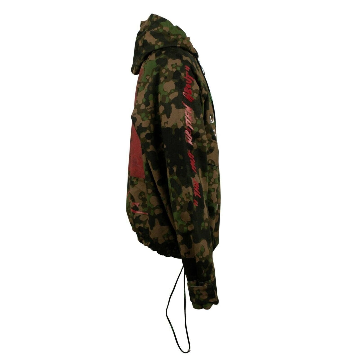 Camouflage Monnalisa Print Anorak Pull Over Jacket - Green