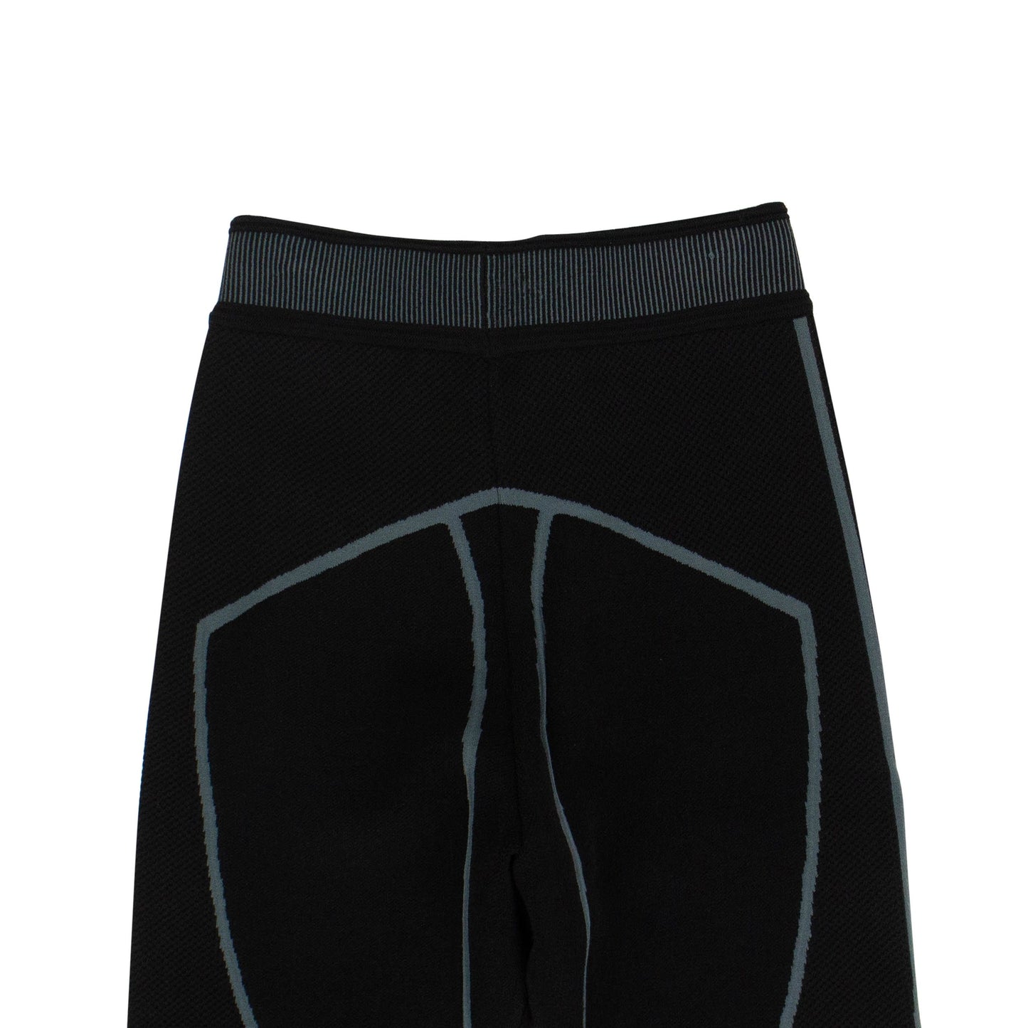 Viscose Blend Knit Active Leggings - Black