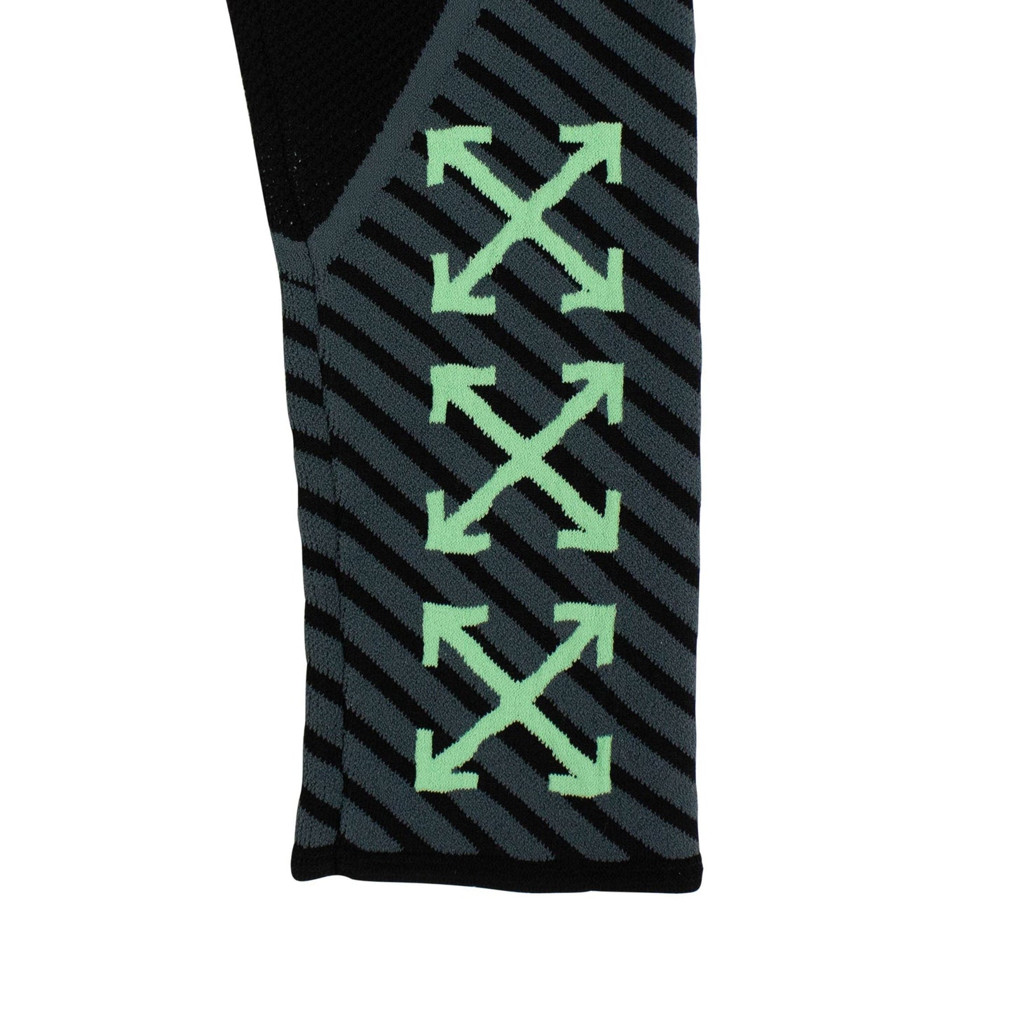 Viscose Blend Knit Active Leggings - Black