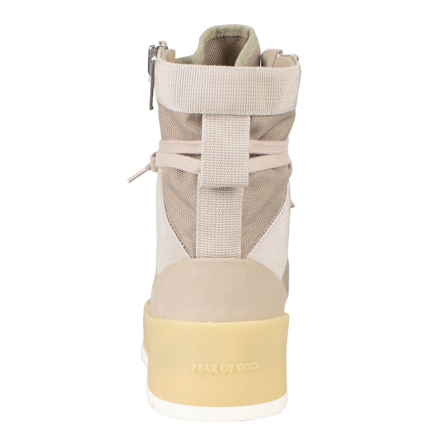 Perla Gray Canvas Jungle High-Top Sneakers