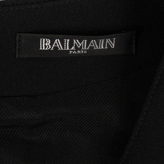 Deep V Neck And Mesh Paneled Dress - Black