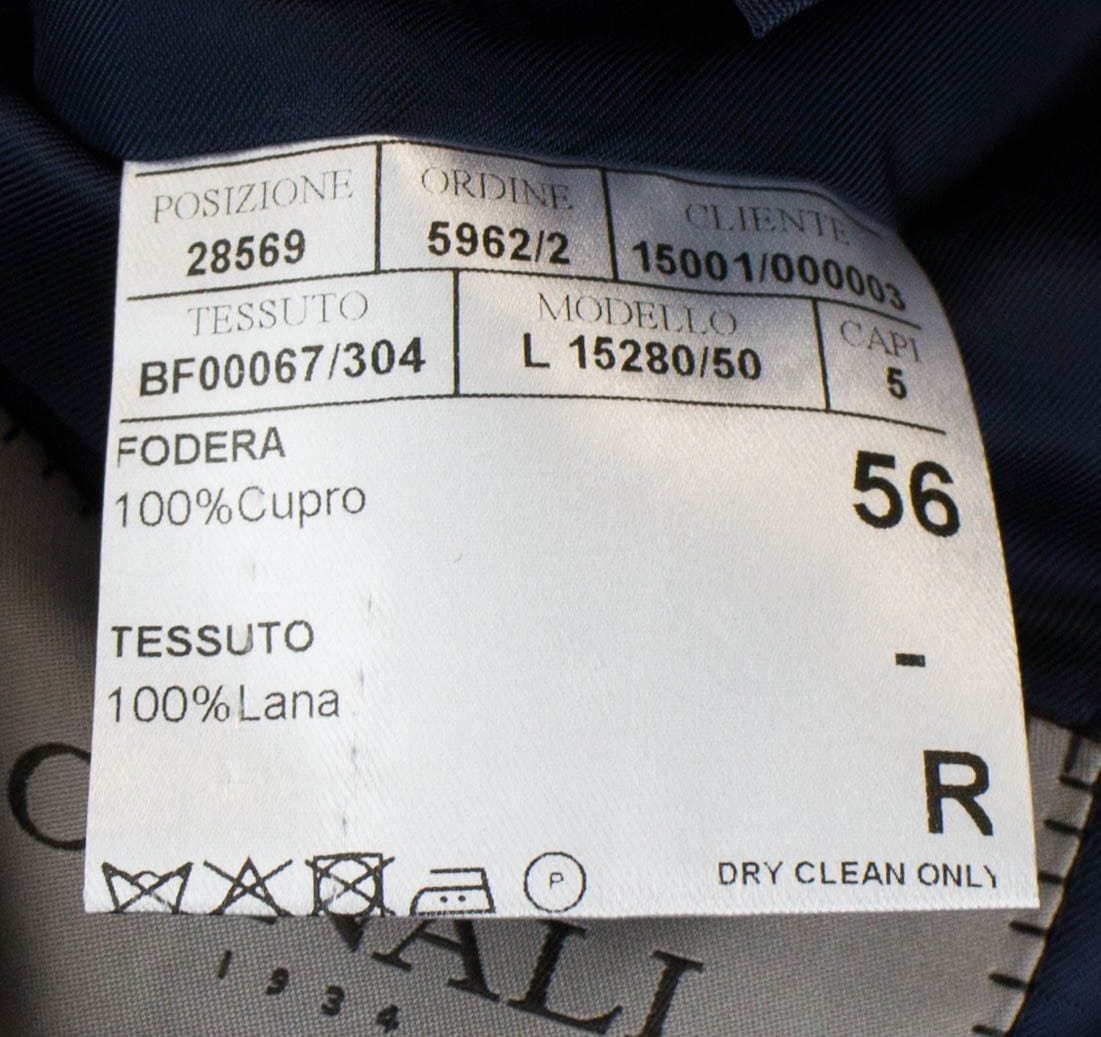 Yale Birdseye Wool 2 Button Slim Fit Suit - Blue