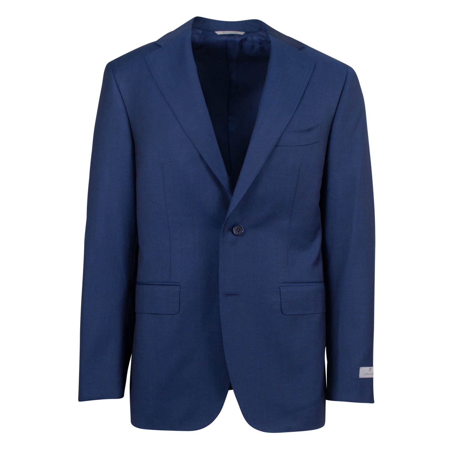 Wool 'Water Resistant' 2 Button Suit - Blue