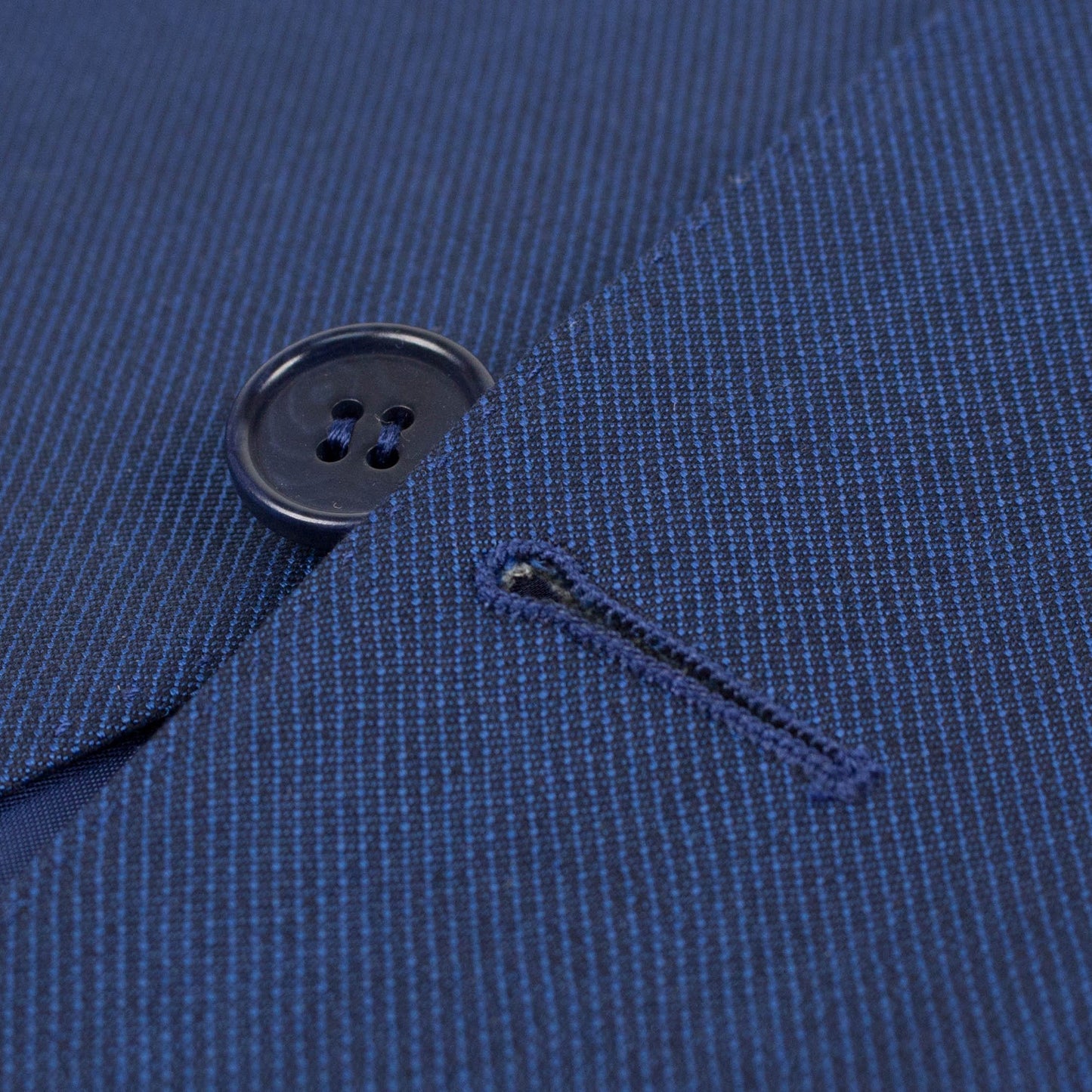 Wool 'Water Resistant' 2 Button Suit - Blue
