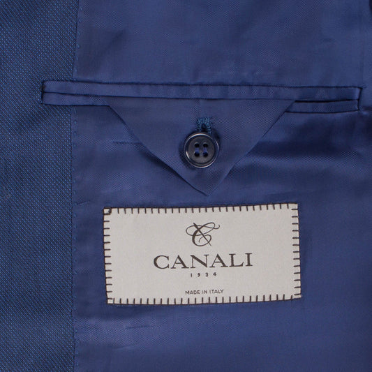 Wool 'Water Resistant' 2 Button Suit - Blue