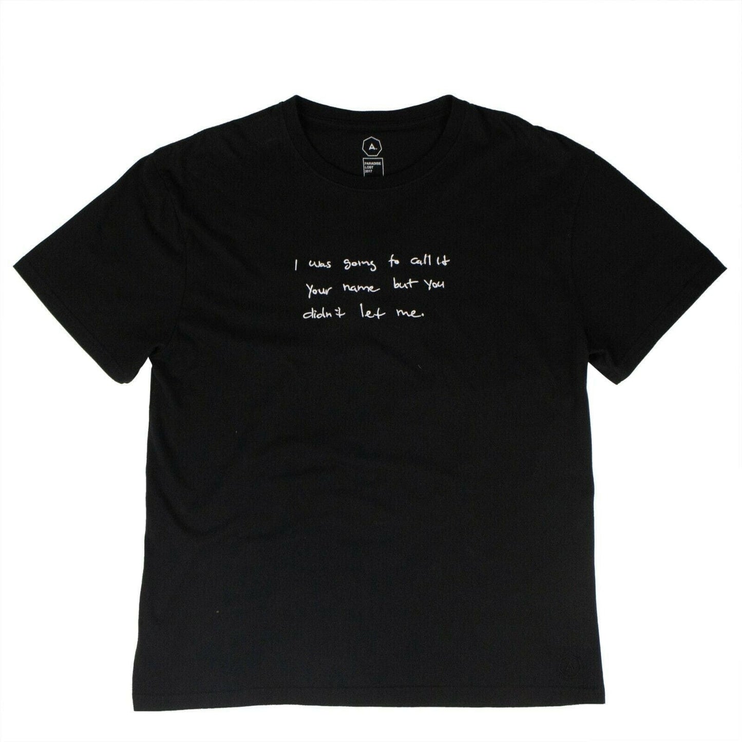 AWOL Printed Jersey T-Shirt - Black