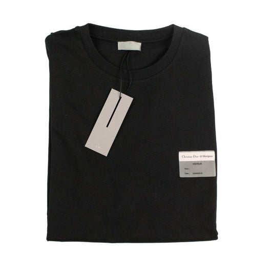 Visitor Patch Short Sleeve Cotton T-Shirt - Black