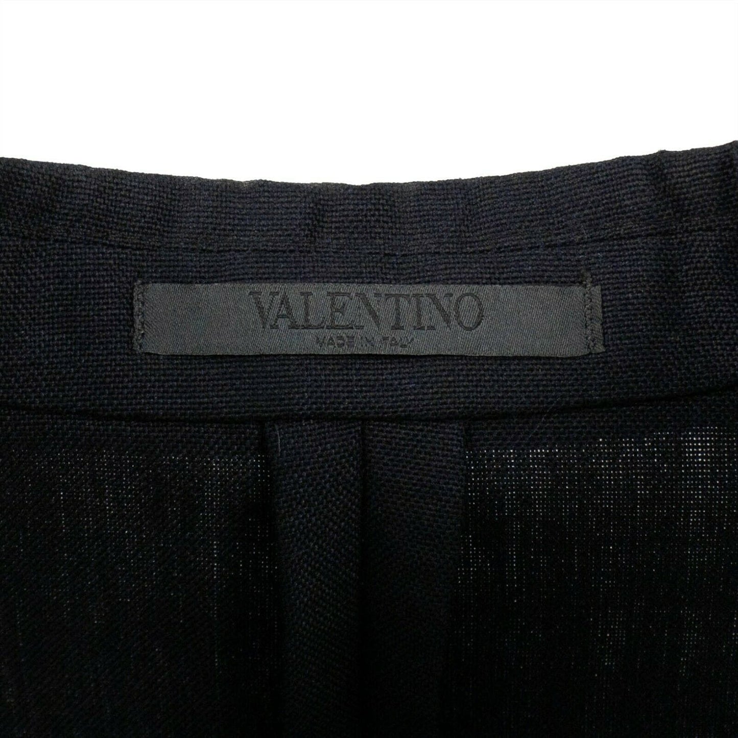 Wool Blend 2 Button Suit - Navy Blue