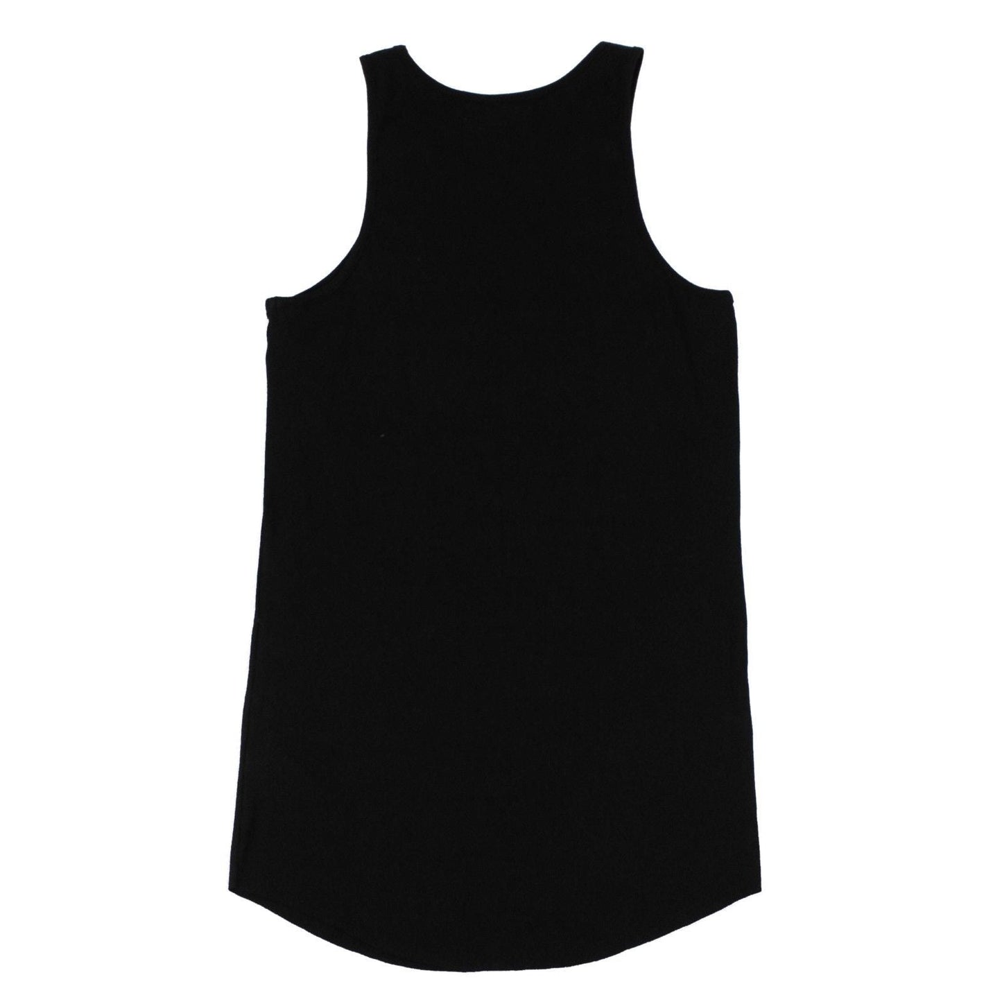 Black Ribbed Tank Top