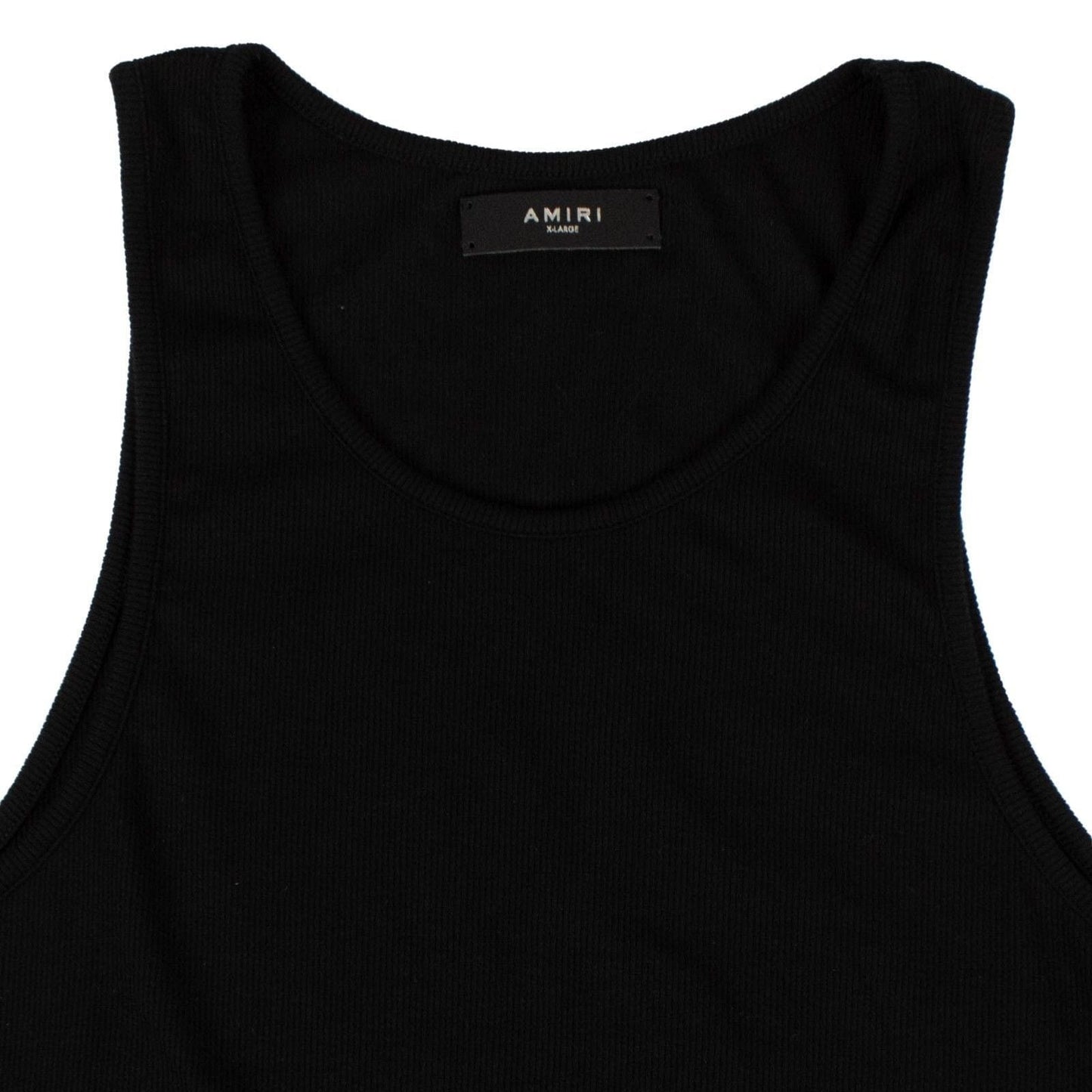 Black Ribbed Tank Top