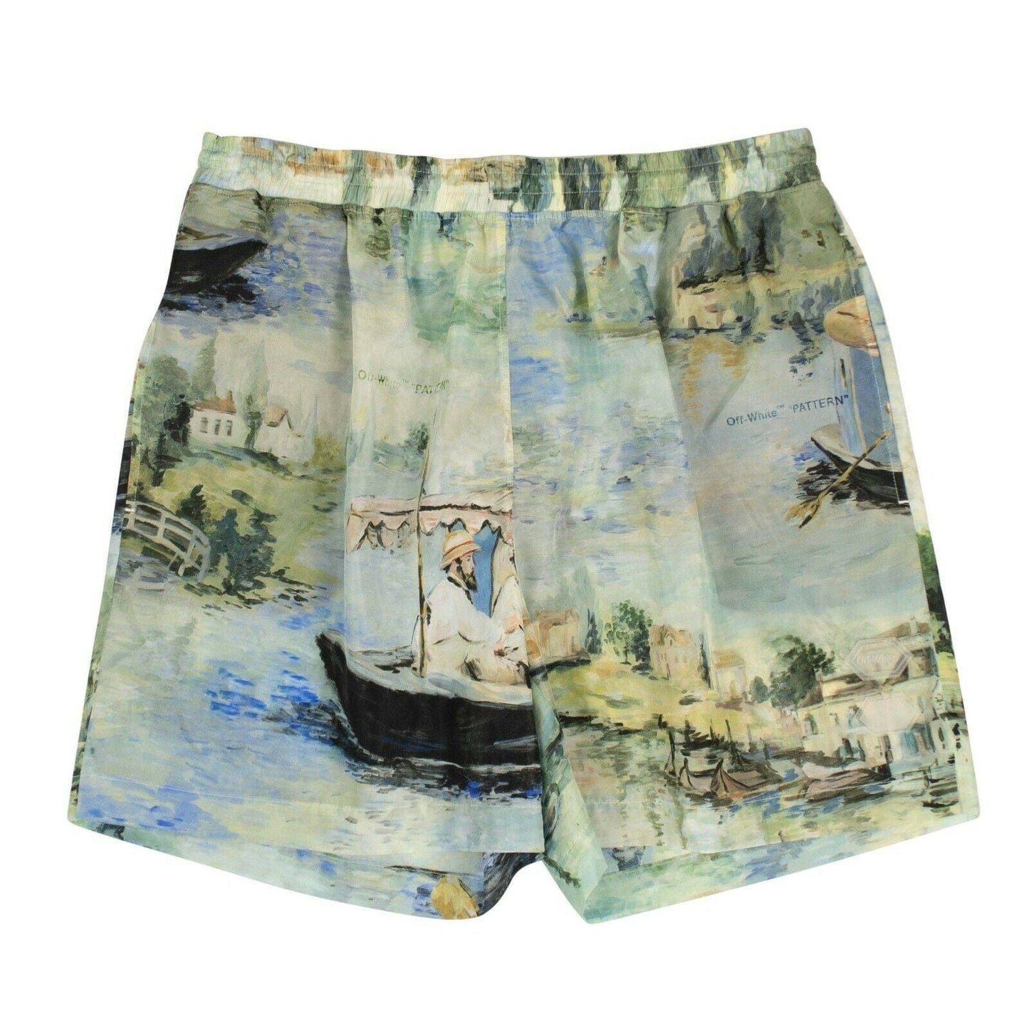 Lake Swim Mural Swim Trunks - Multi