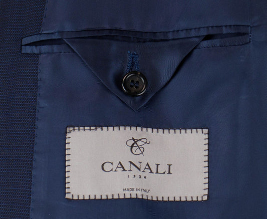 Water Resistant Wool 2 Button Slim Fit Suit - Blue
