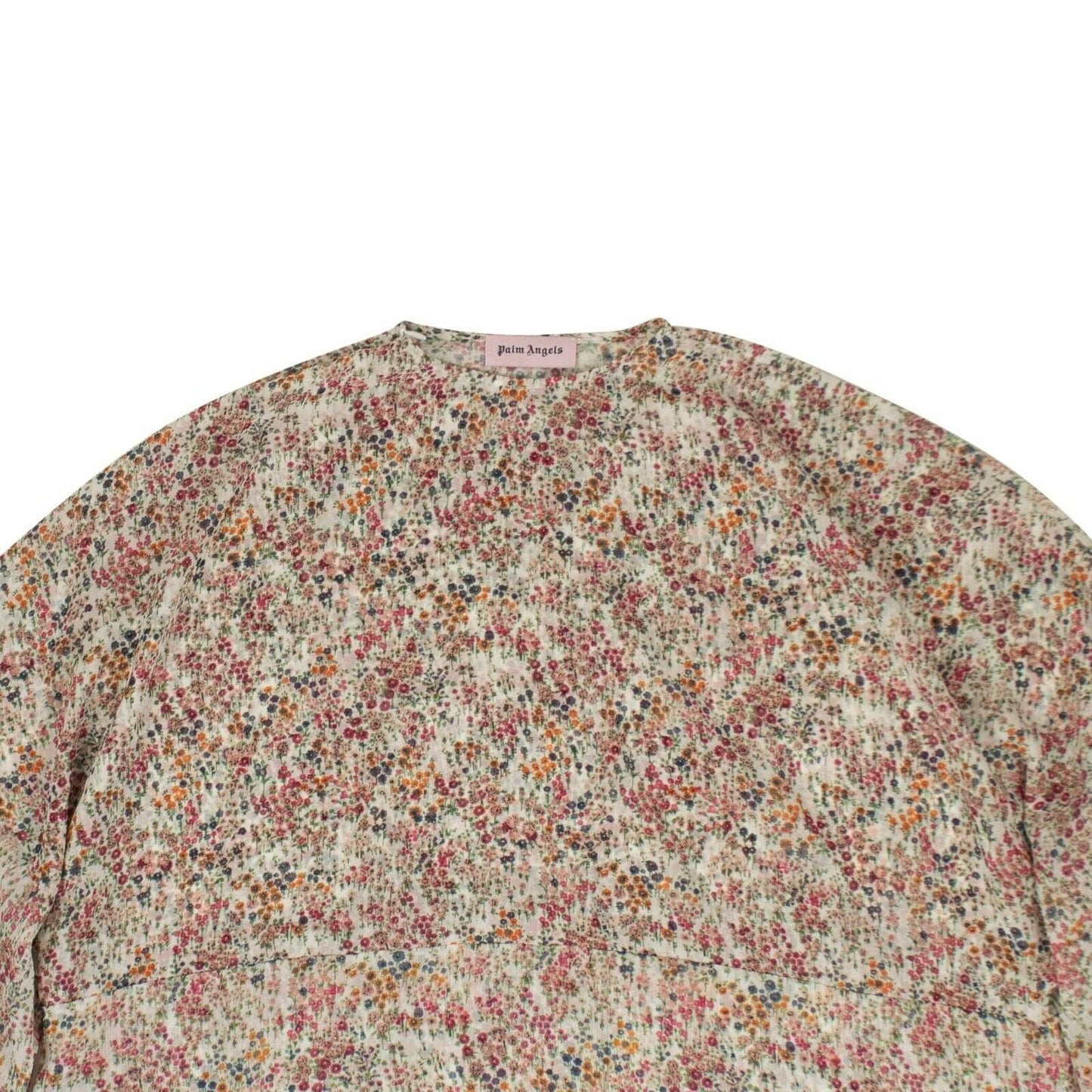 Flower Print Tunic Dress - White