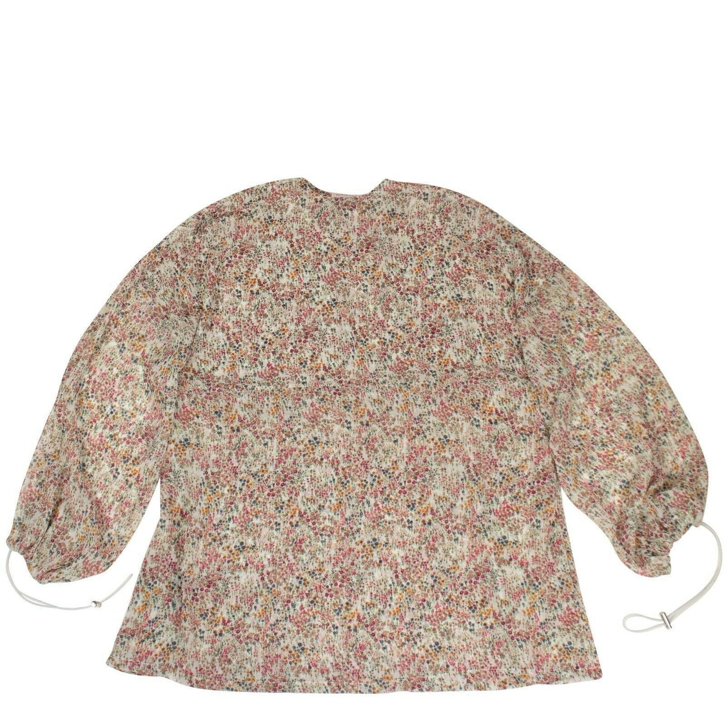 Flower Print Tunic Dress - White