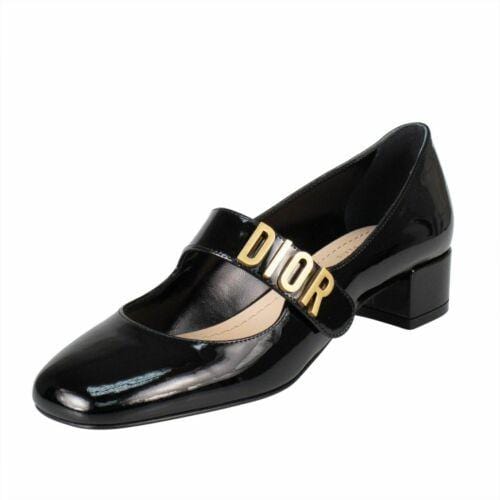 Baby-D Patent Calfskin Ballet Pumps - Black