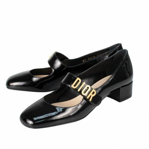 Baby-D Patent Calfskin Ballet Pumps - Black