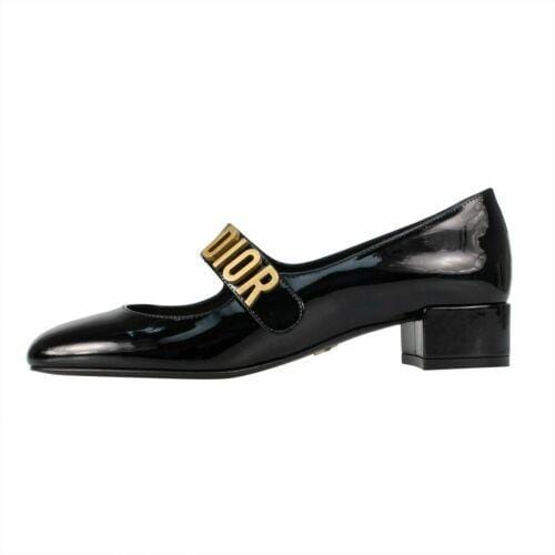 Baby-D Patent Calfskin Ballet Pumps - Black