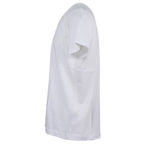 Burning Photo-Print Cotton T-Shirt - White